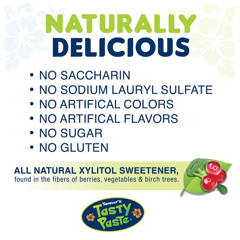 Tanner's Tasty Paste Ooh La La Orange - Anticavity Fluoride Children? Toothpaste/Great Tasting  Safe  and Effective Vanilla Flavored Toothpaste for Kids (3-Pack) - Image 5